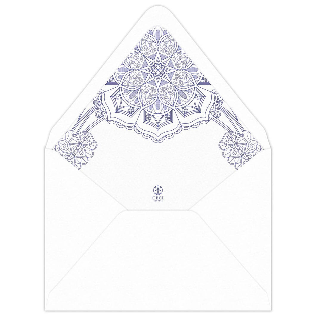 Amber Invitation Envelope Liner