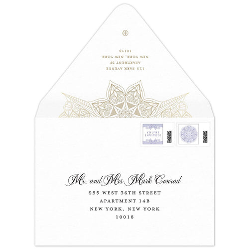 Amber Amira Invitation Envelope