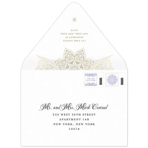 Amber Amira Invitation Envelope