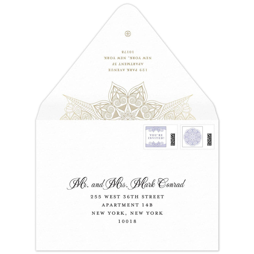 Amber Amira Invitation Envelope