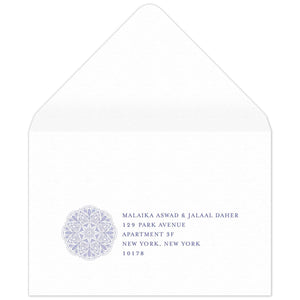 Amber Leila Reply Card Envelope