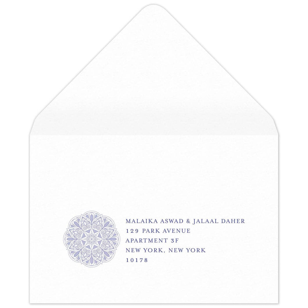 Amber Leila Reply Card Envelope