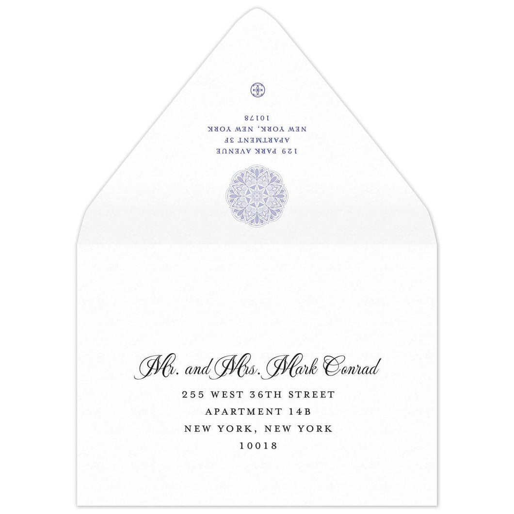 Amber Leila Save the Date Envelope