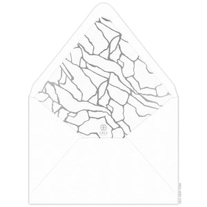Alabaster Invitation Envelope Liner
