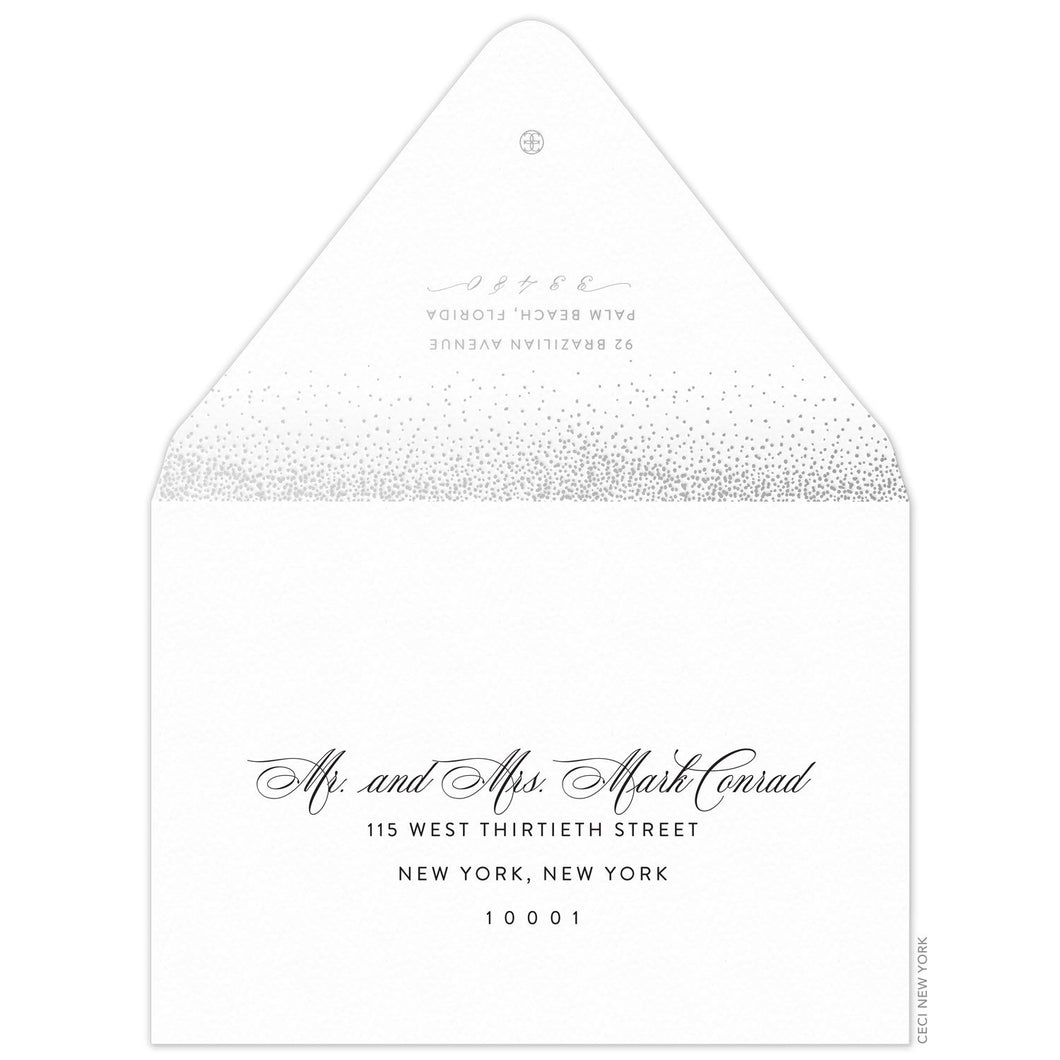 Altair Night Sky Invitation Envelope