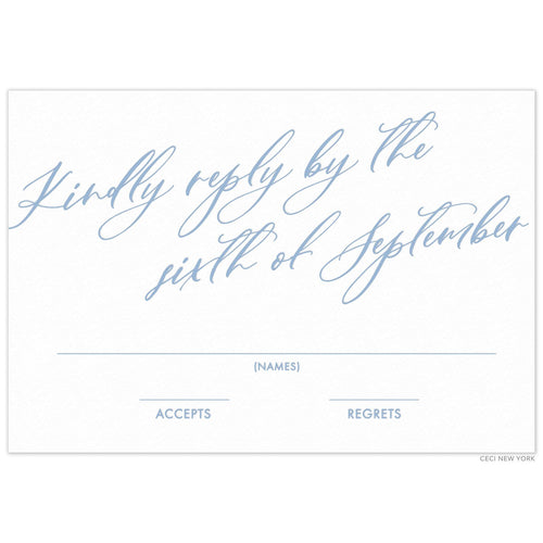Amelie Reply Card