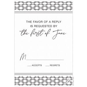 Bleeker Frame Reply Card