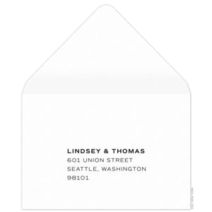 Bond Reply Card Envelope