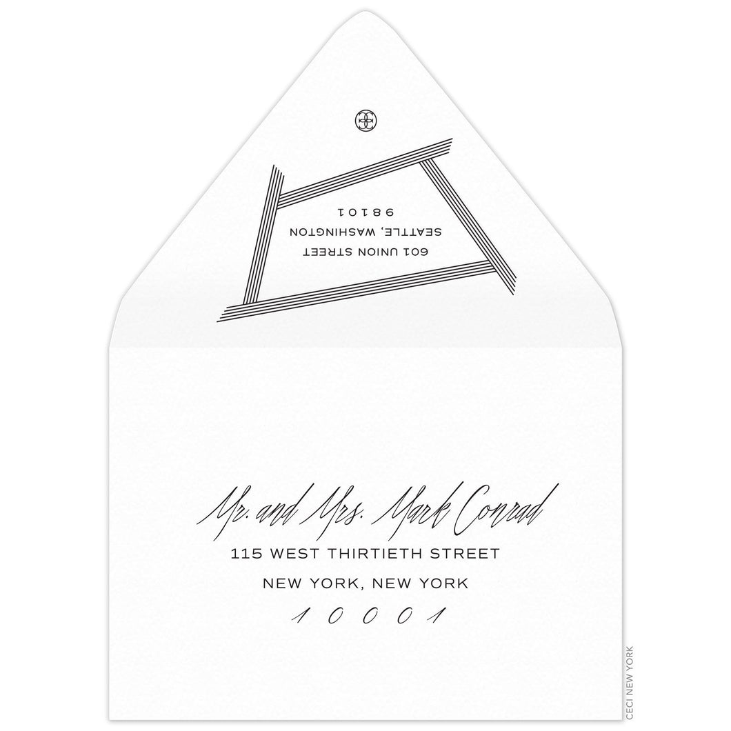 Bond Save the Date Envelope