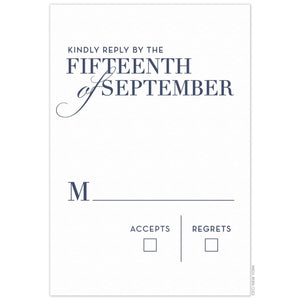 Danielle Vertical Reply Card