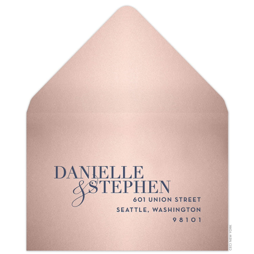 Danielle Reply Card Envelope