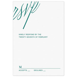 Duet RSVP Reply Card