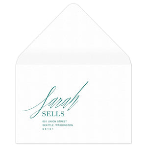 Duet Pas de Deux Reply Card Envelope