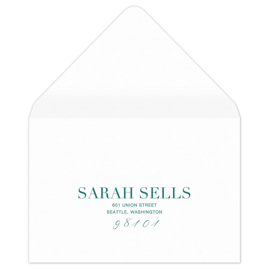 Duet Reply Card Envelope