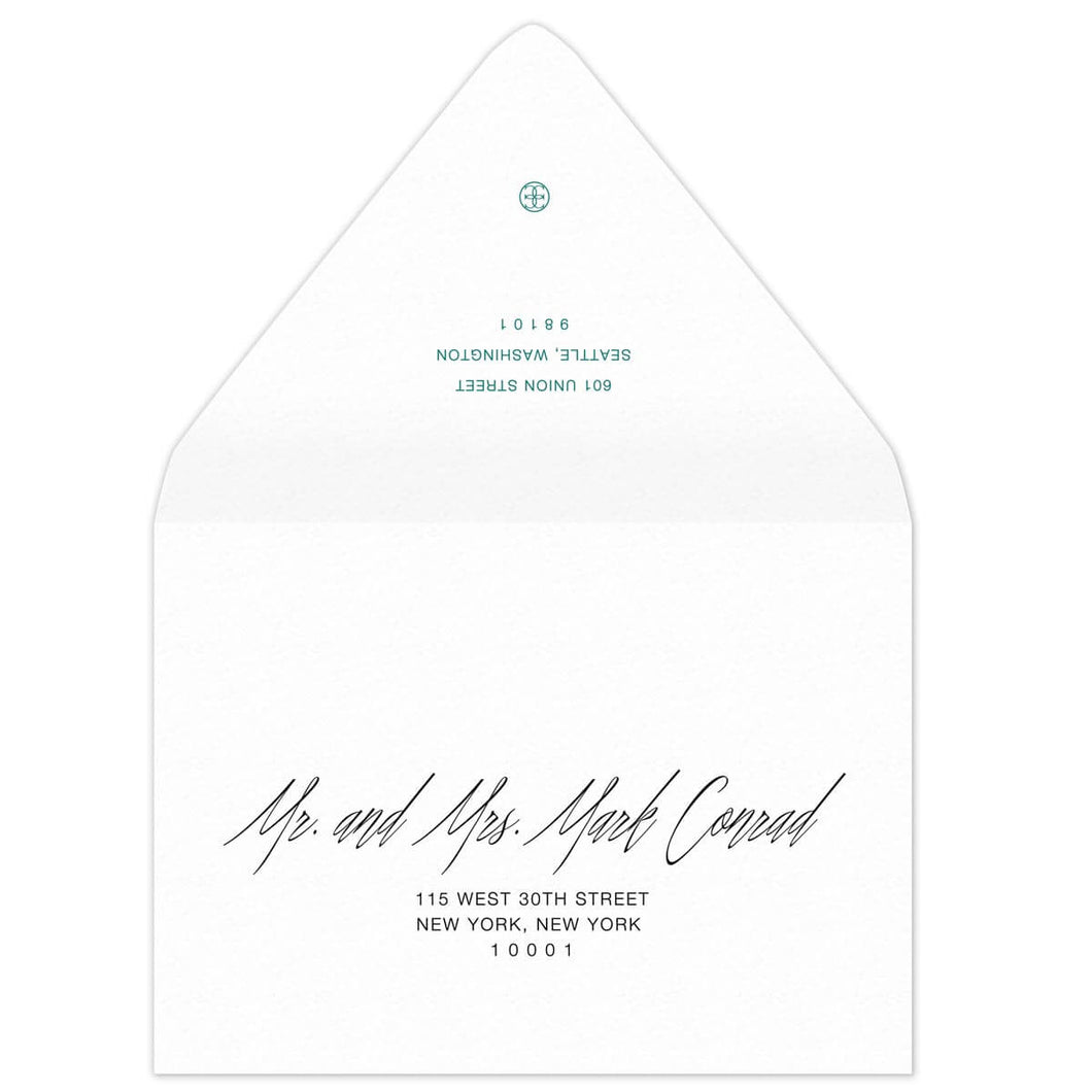 Duet Save the Date Envelope