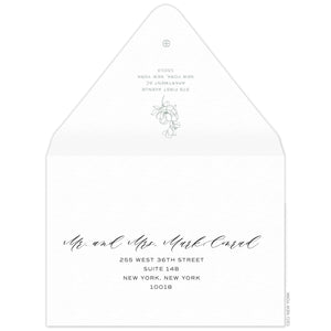 Petite Magnolia Invitation Envelope