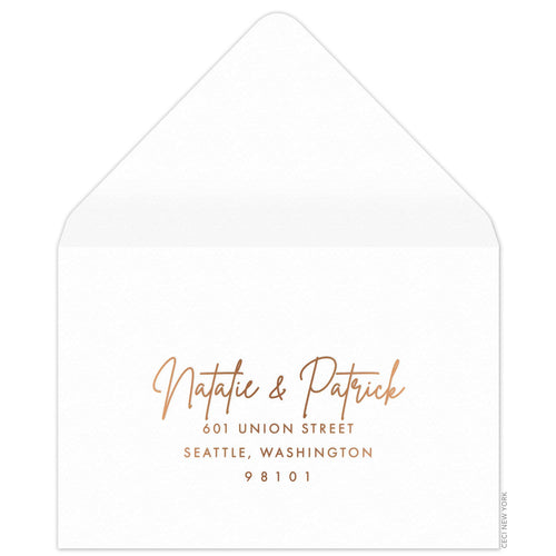 Natalie Reply Card Envelope