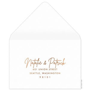 Natalie Reply Card Envelope