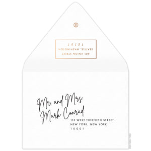 Natalie Save the Date Envelope