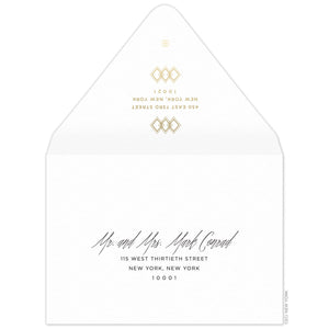 Prism Diamond Invitation Envelope
