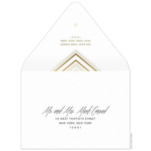 Prism Invitation Envelope