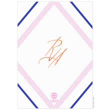 Load image into Gallery viewer, Prism Monogram Invitation Back