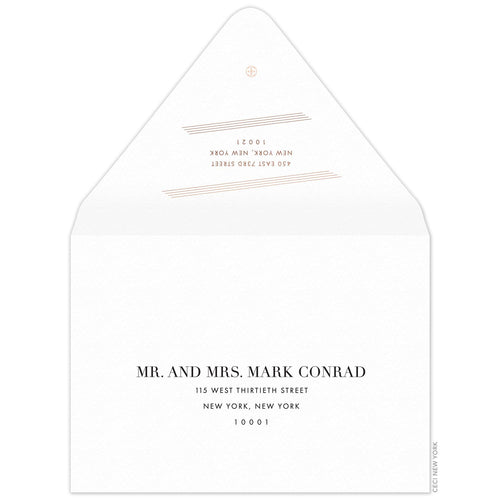 Sharp Invitation Envelope