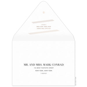 Sharp Invitation Envelope