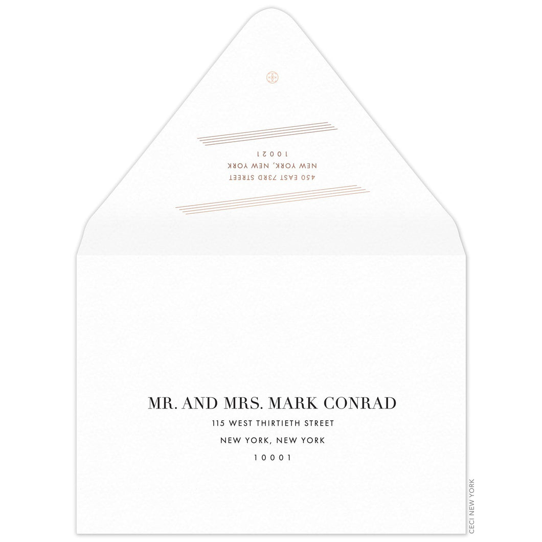 Sharp Invitation Envelope