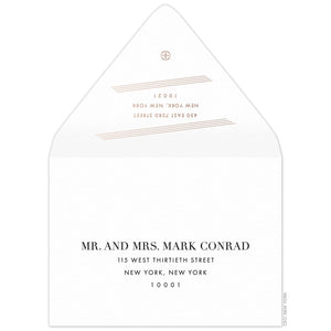 Sharp Save the Date Envelope