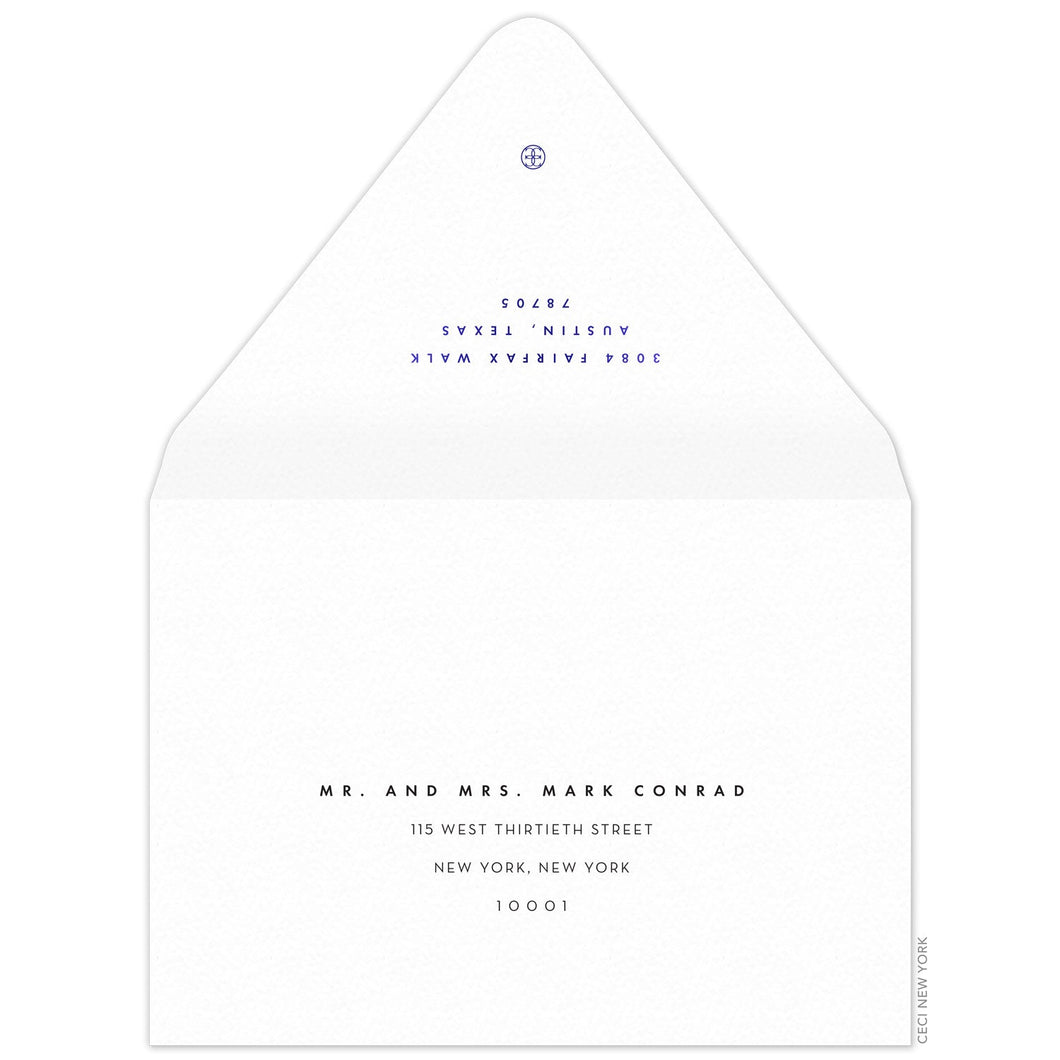 Zoey Invitation Envelope