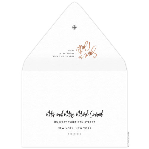 Zoey Save the Date Envelope