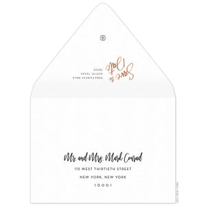 Zoey Save the Date Envelope