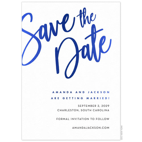 Zoey Vertical Save the Date