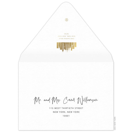 Gotham Invitation Envelope