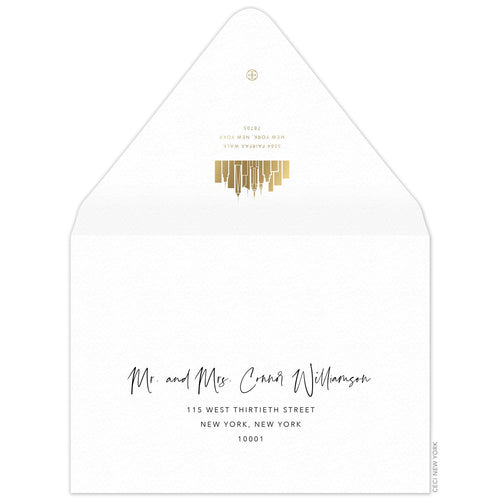 Gotham Invitation Envelope