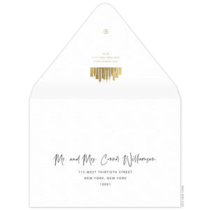 Gotham Invitation Envelope