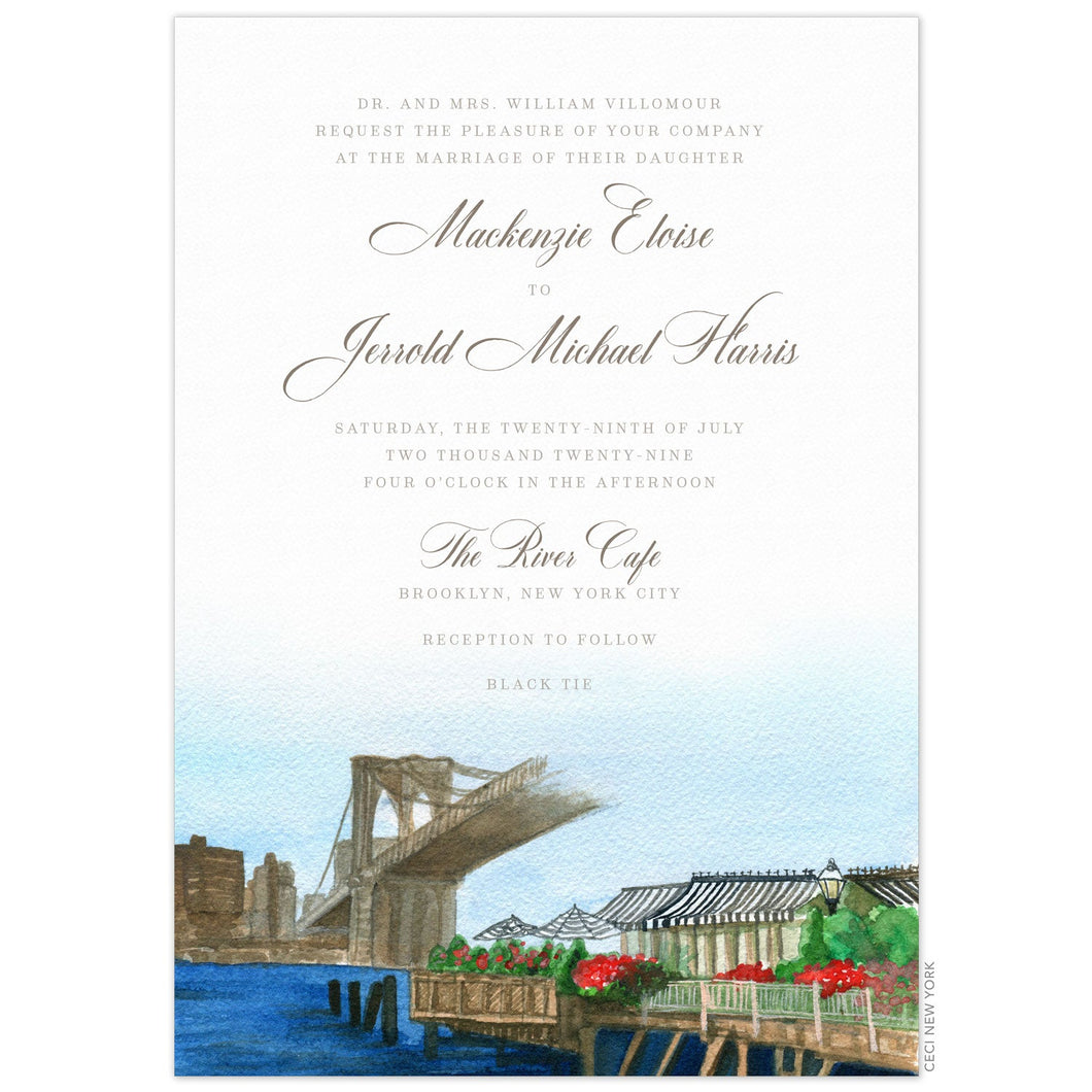 River Cafe Invitation