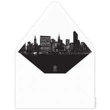 Load image into Gallery viewer, Skyline Invitation Envelope Liner