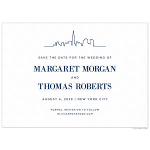 Skyline Silhouette Save the Date