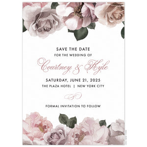 Peony Maha Lush Save the Date