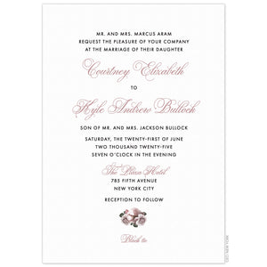 Peony Maha Invitation