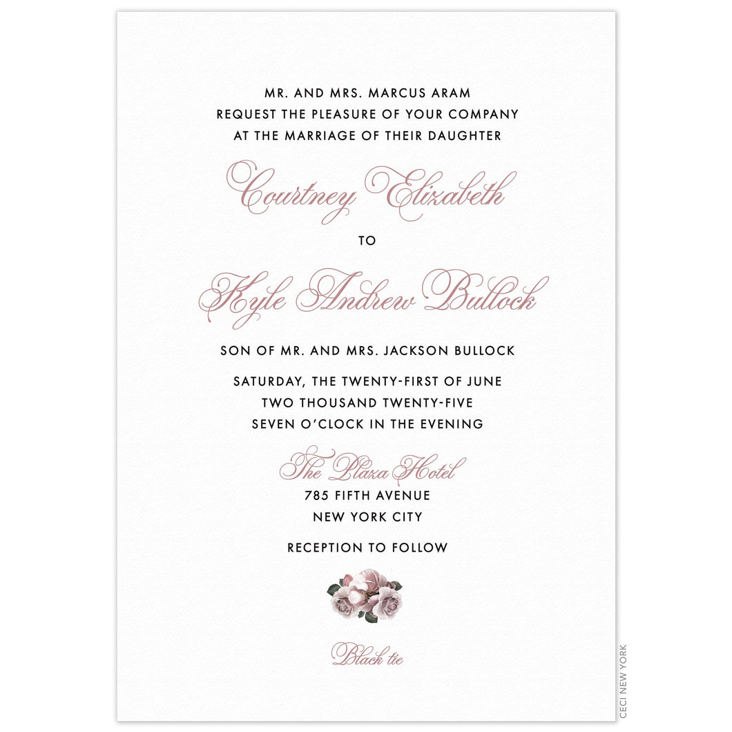 Peony Maha Invitation