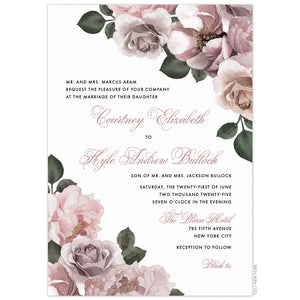 Peony Maha Garden Invitation