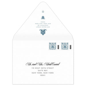 Leela Lotus Invitation Envelope