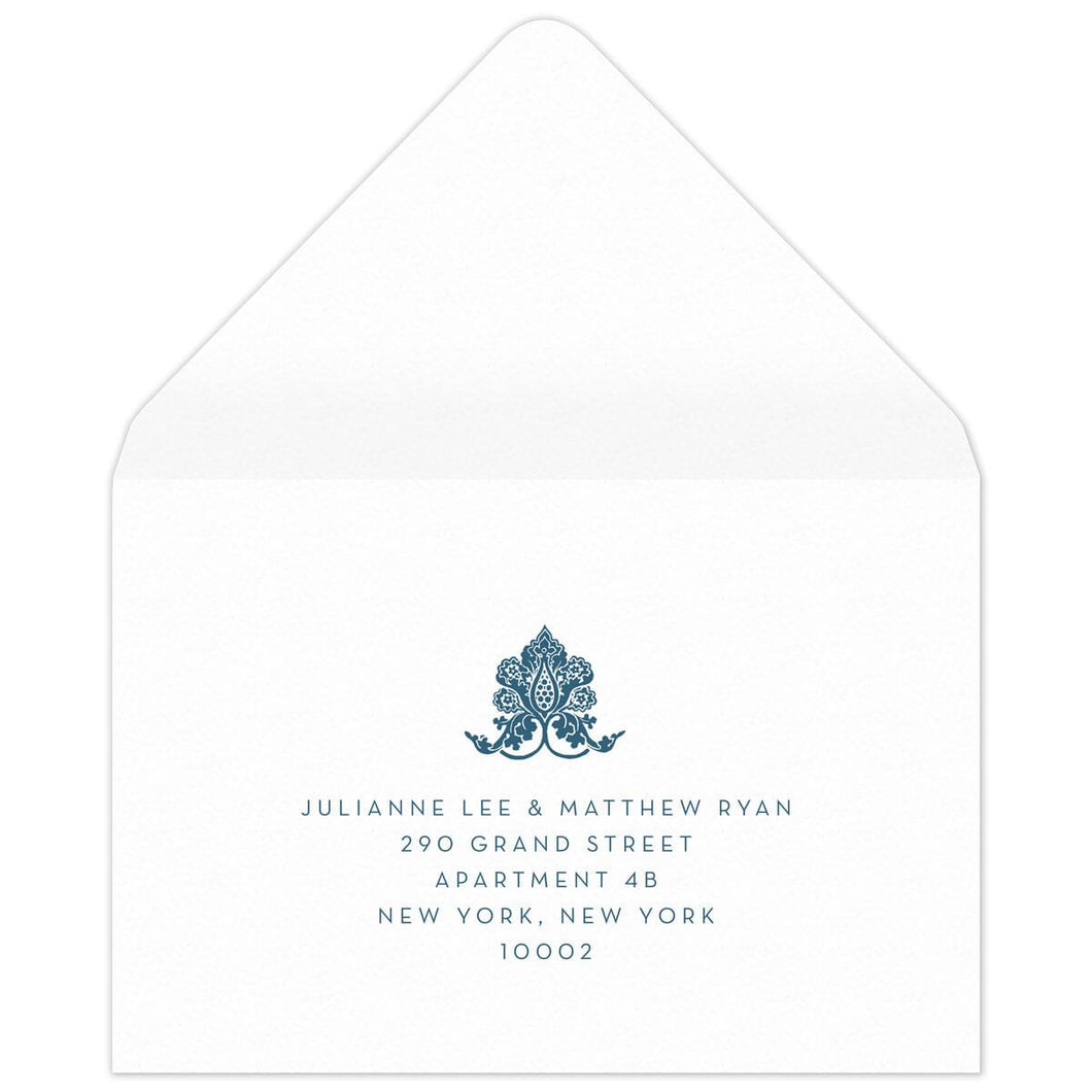 Leela Lotus Reply Card Envelope
