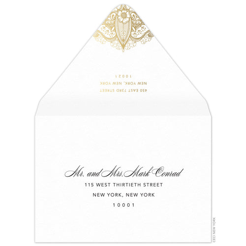 Nadine Dhara Invitation Envelope