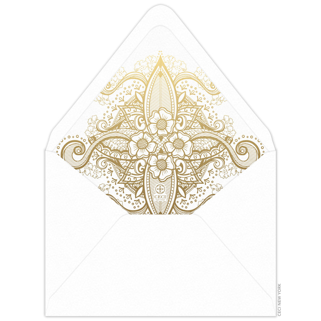 Nadine Dhara Invitation Envelope Liner