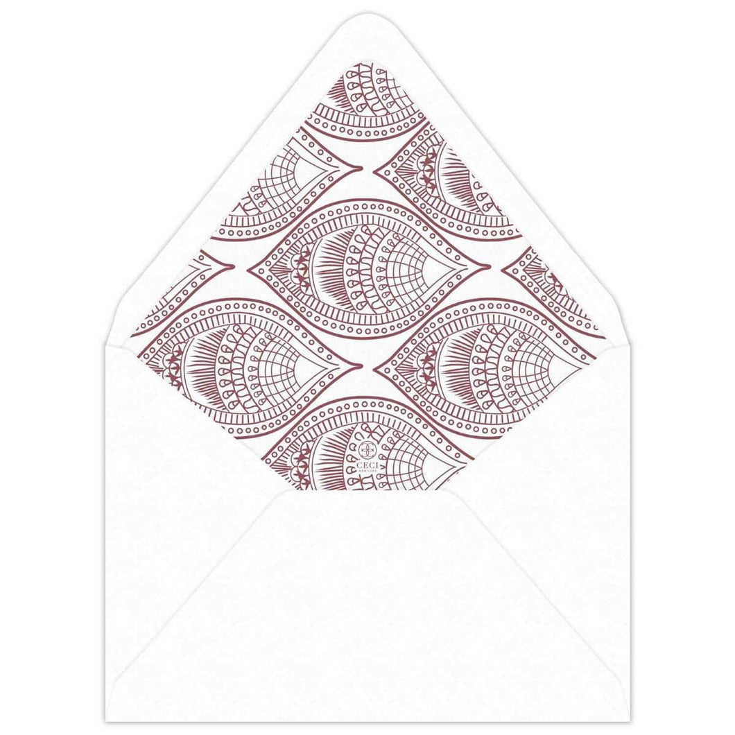 Reshma Invitation Envelope Liner