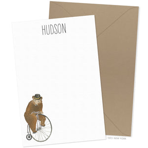 Bear on a Bike Stationery